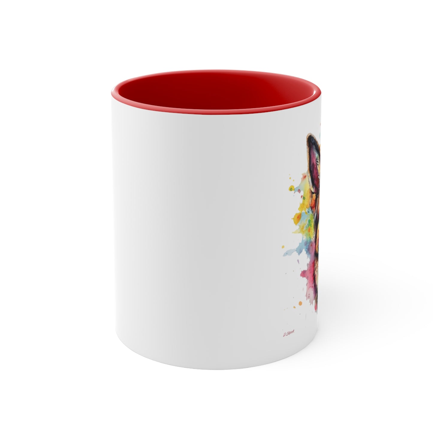 German Sheppard 1 Accent Mugs