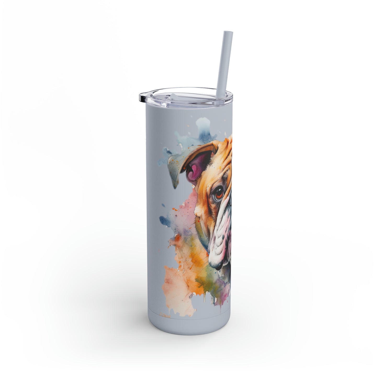 Bulldog 1 Maars Maker Skinny Matte Tumbler, 20oz
