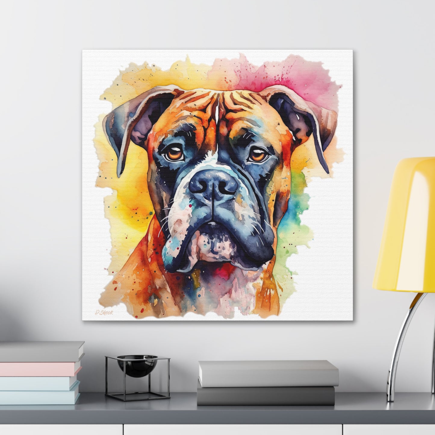 Boxer 1 Canvas Gallery Wraps