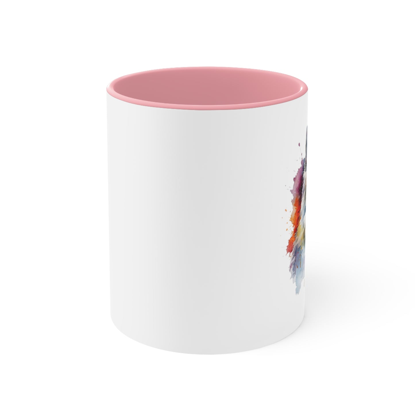 American Eskimo Dog 3 Accent Mugs