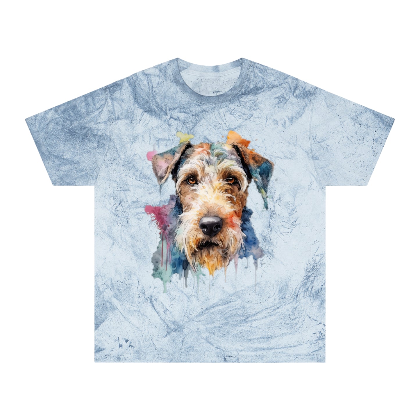 Airedale Terrier 2 Unisex Color Blast T-Shirt