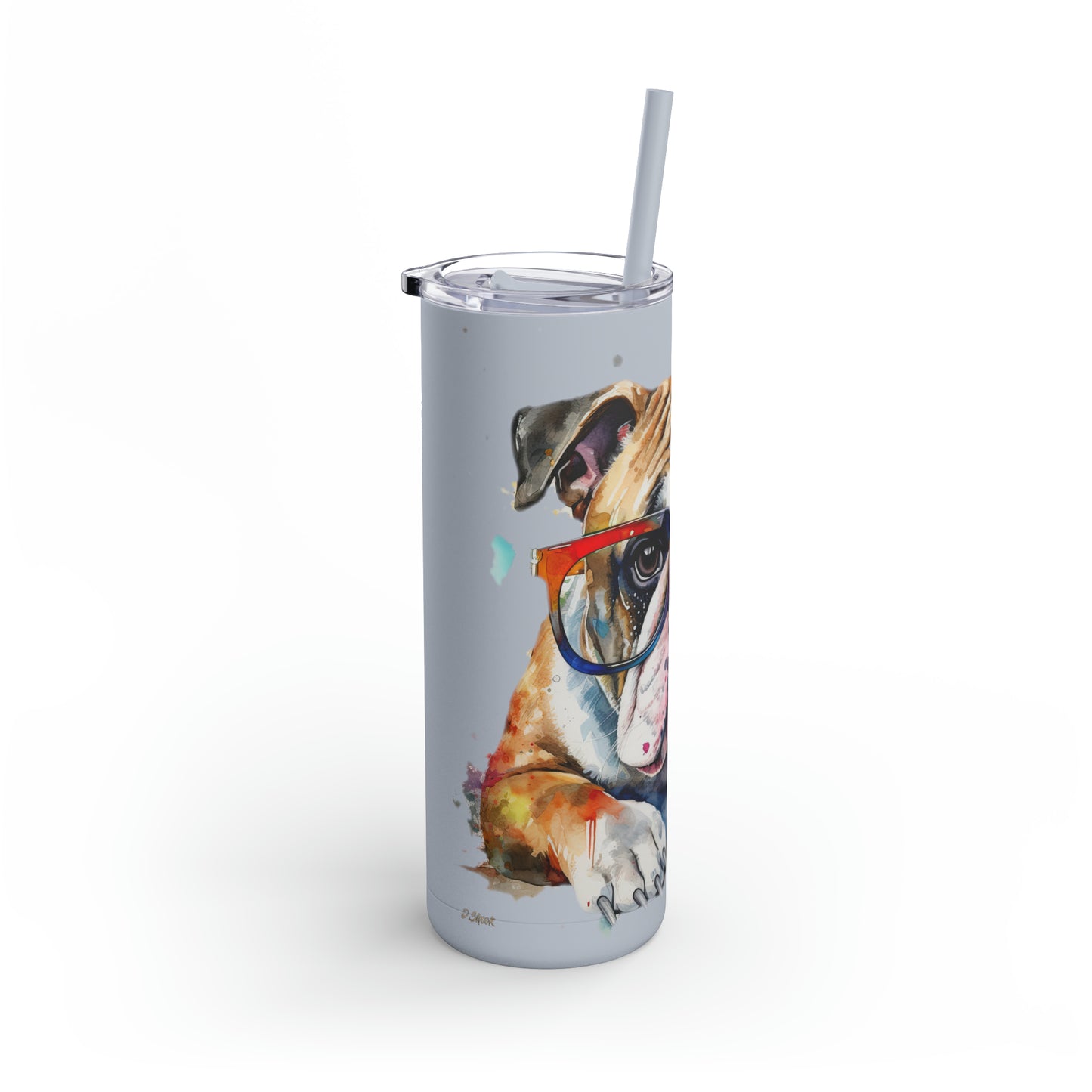 Bulldog 5 Maars Maker Skinny Matte Tumbler, 20oz