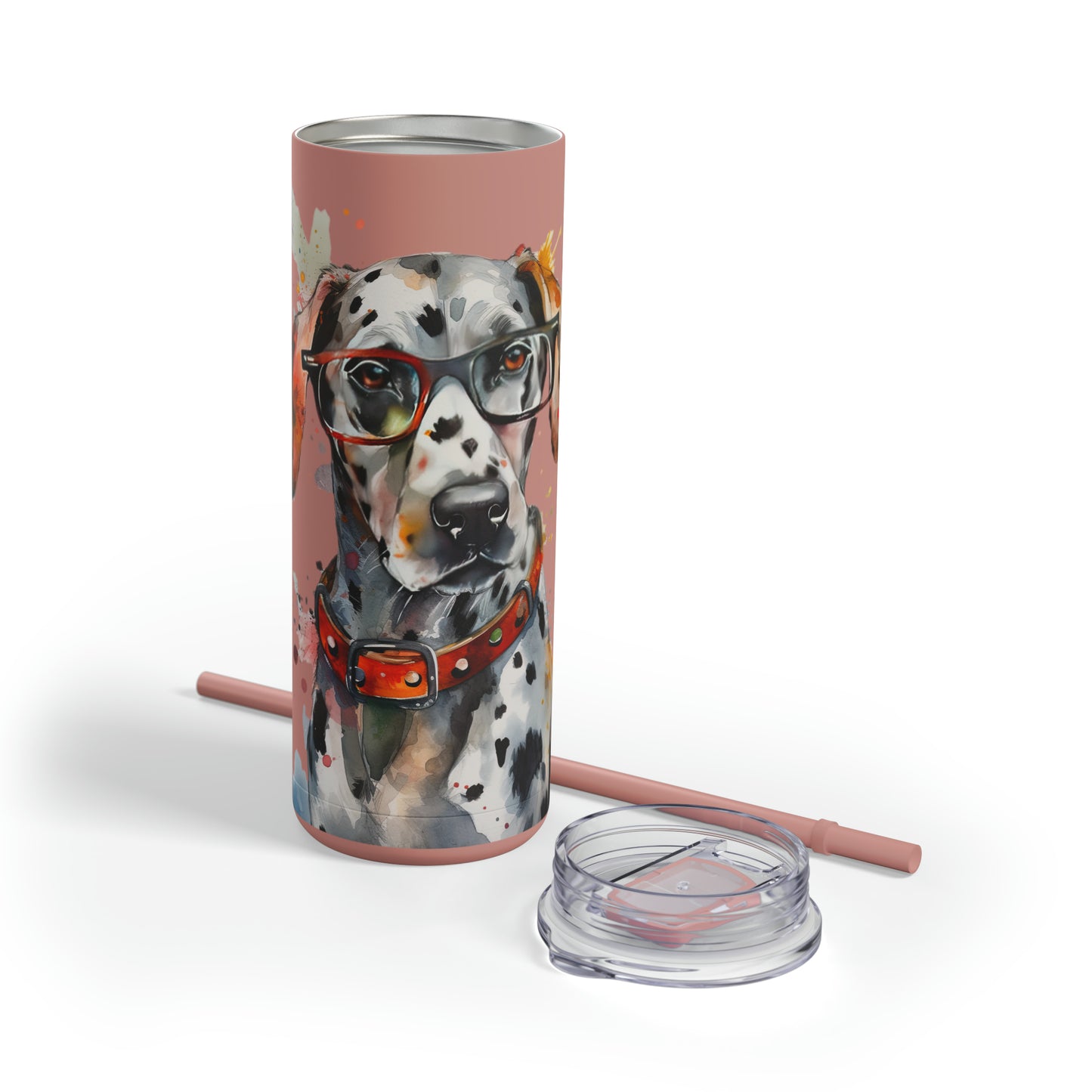 Dalmatian 3 Maars Maker Skinny Matte Tumbler, 20oz
