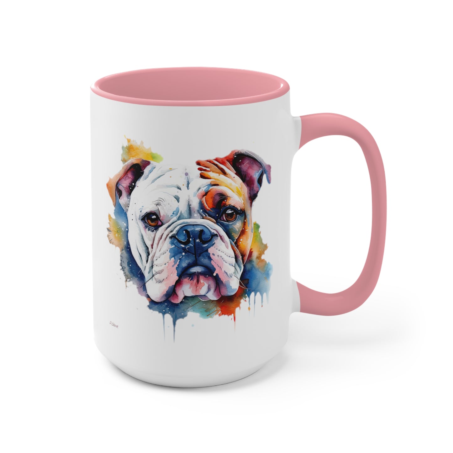 Bulldog 4 Accent Mugs