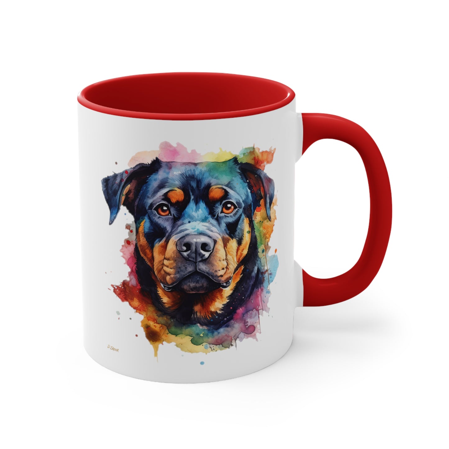 Rottweiler 1 Accent Mugs