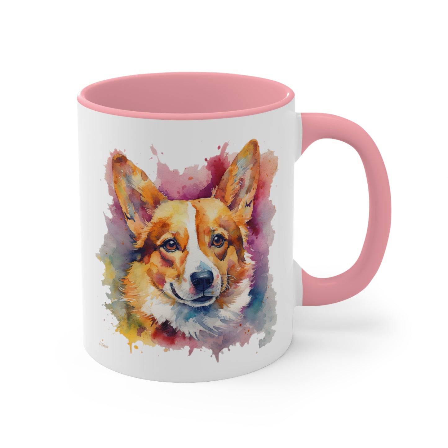 Pembroke Welsh Corgi 1 Accent Mugs