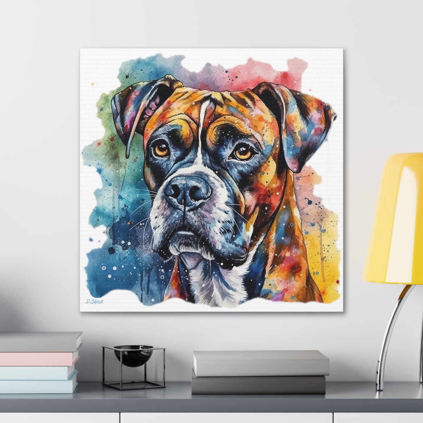 Boxer 3 Canvas Gallery Wraps