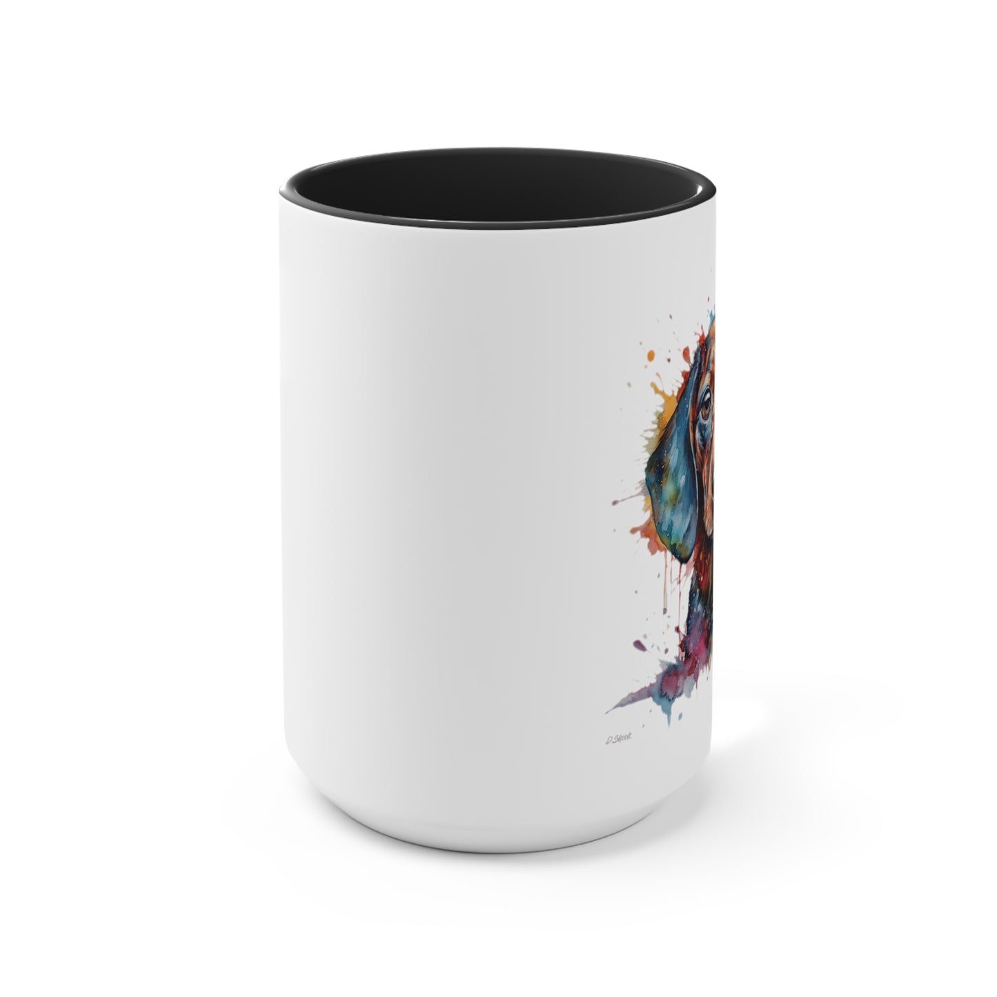 Dachshund 3 Accent Mugs
