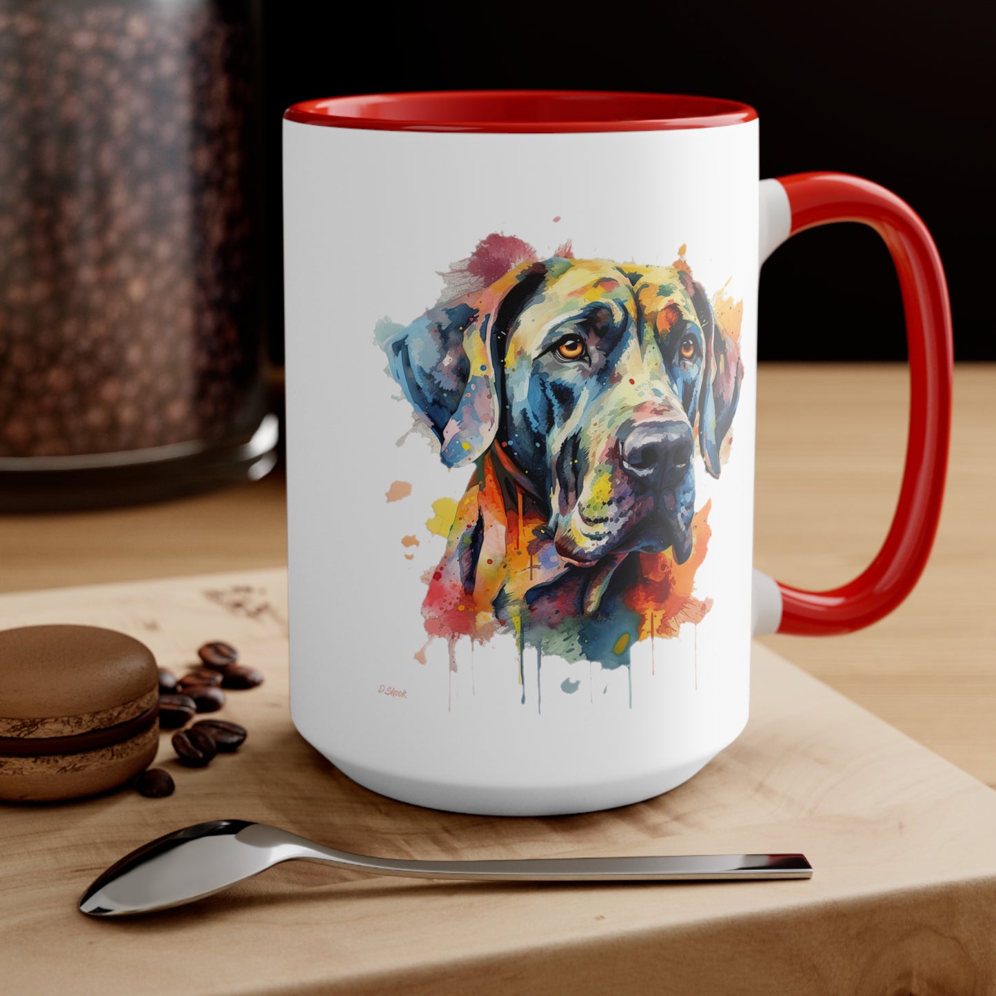 Great Dane 3 Accent Mugs
