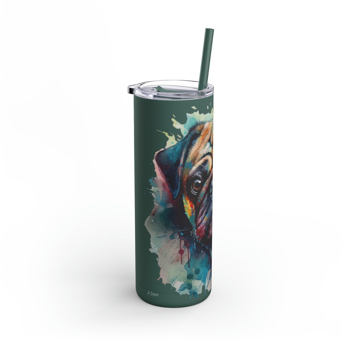 Pug 4 Maars Maker Skinny Matte Tumbler, 20oz