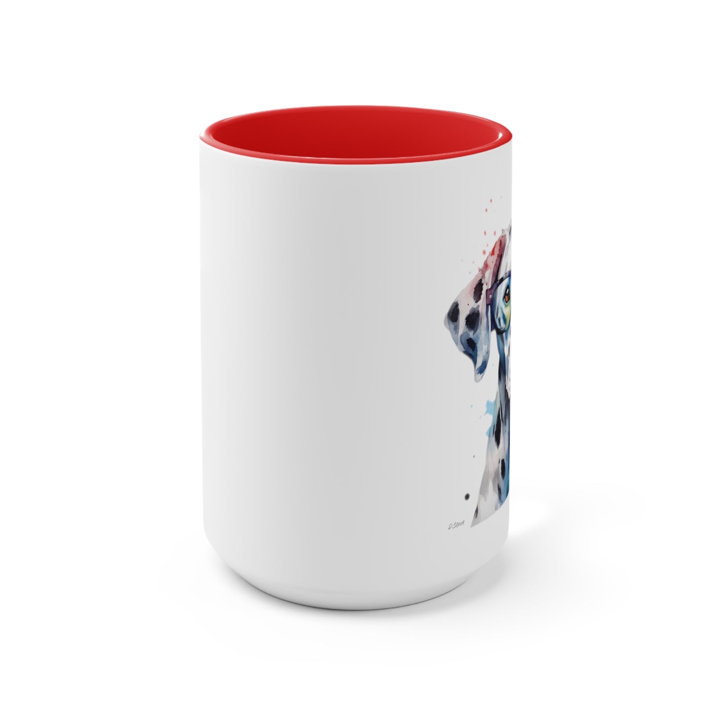 Dalmatian 4 Accent Mugs