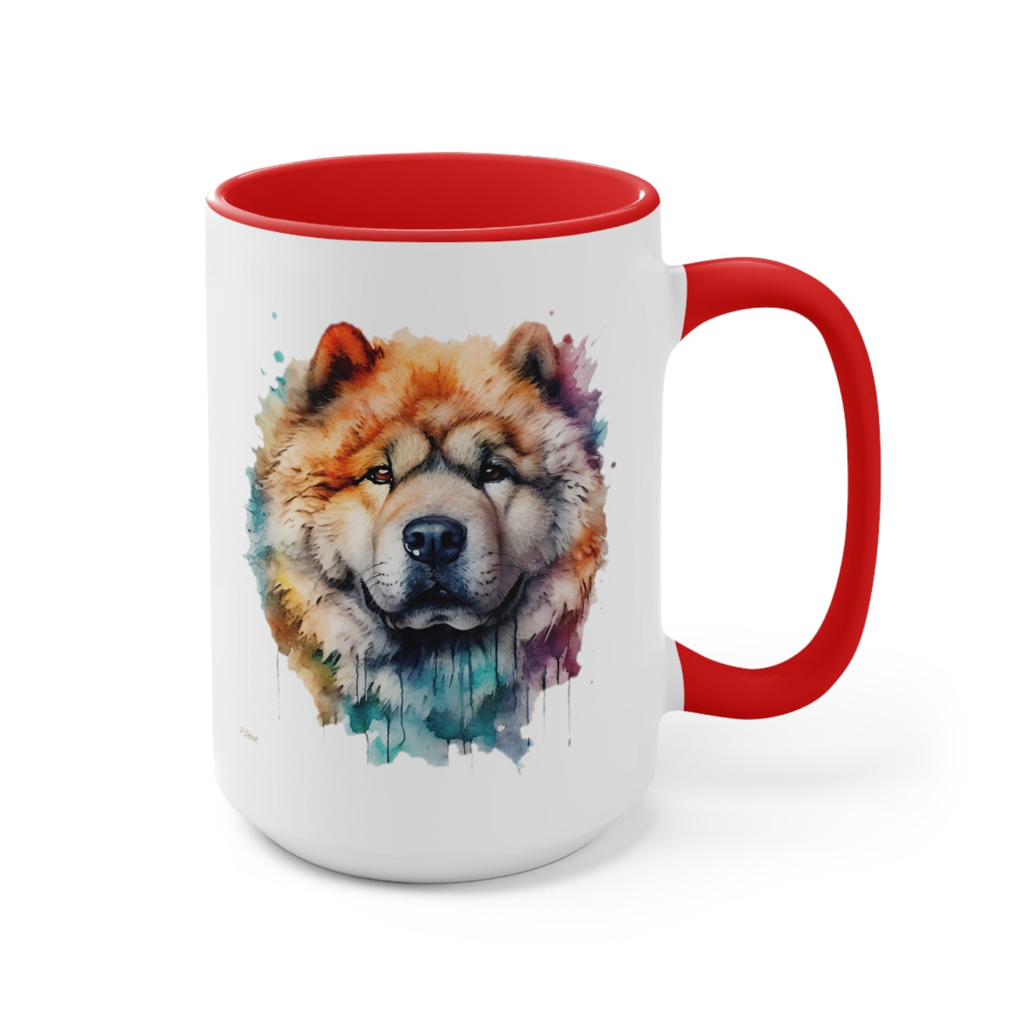Chow Chow 3 Accent Mugs