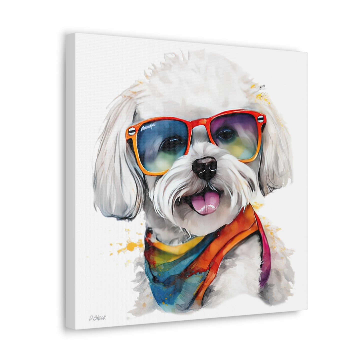 Bichon Frise 5 Canvas Gallery Wraps