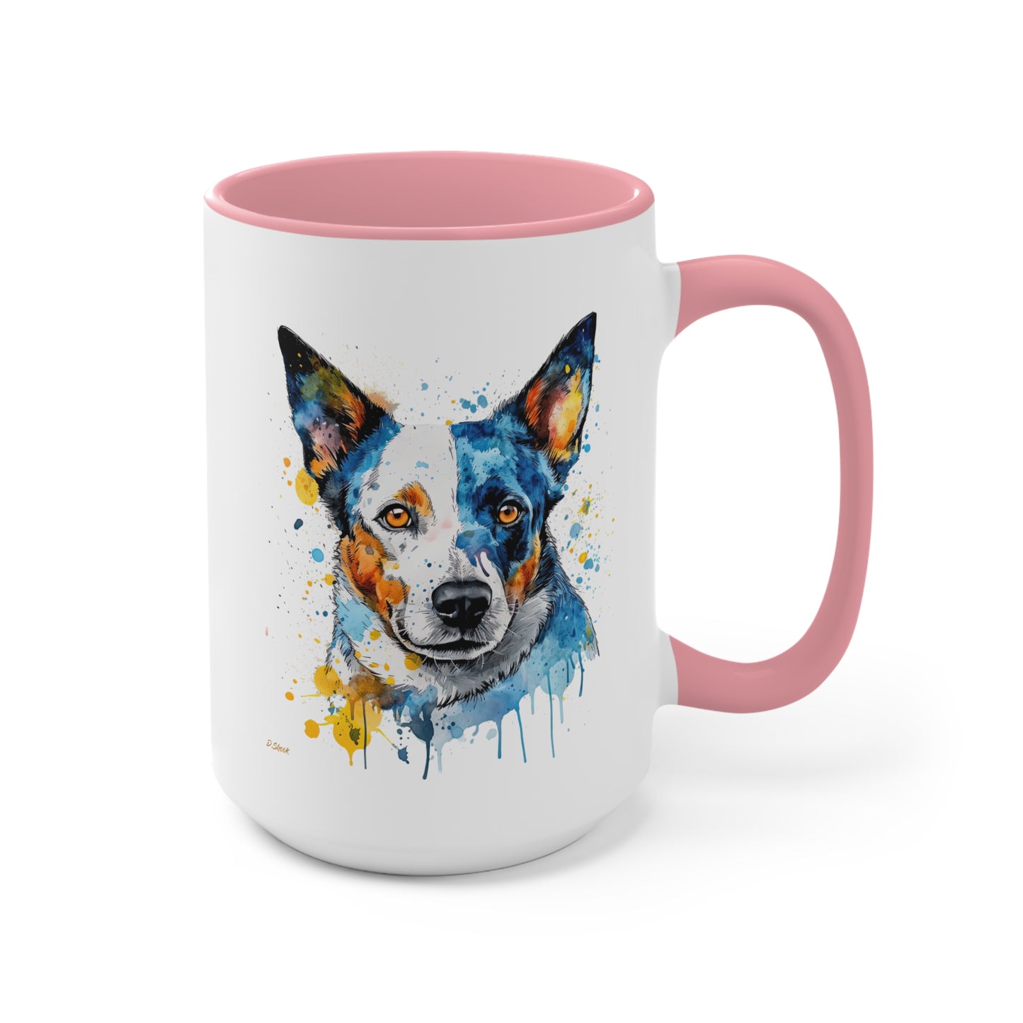 Blue Heeler 2 Accent Mugs