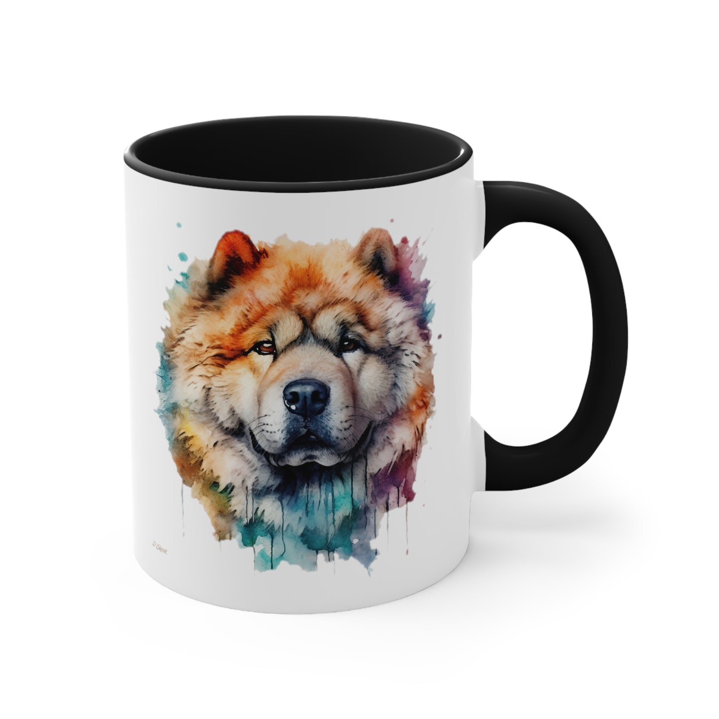 Chow Chow 3 Accent Mugs