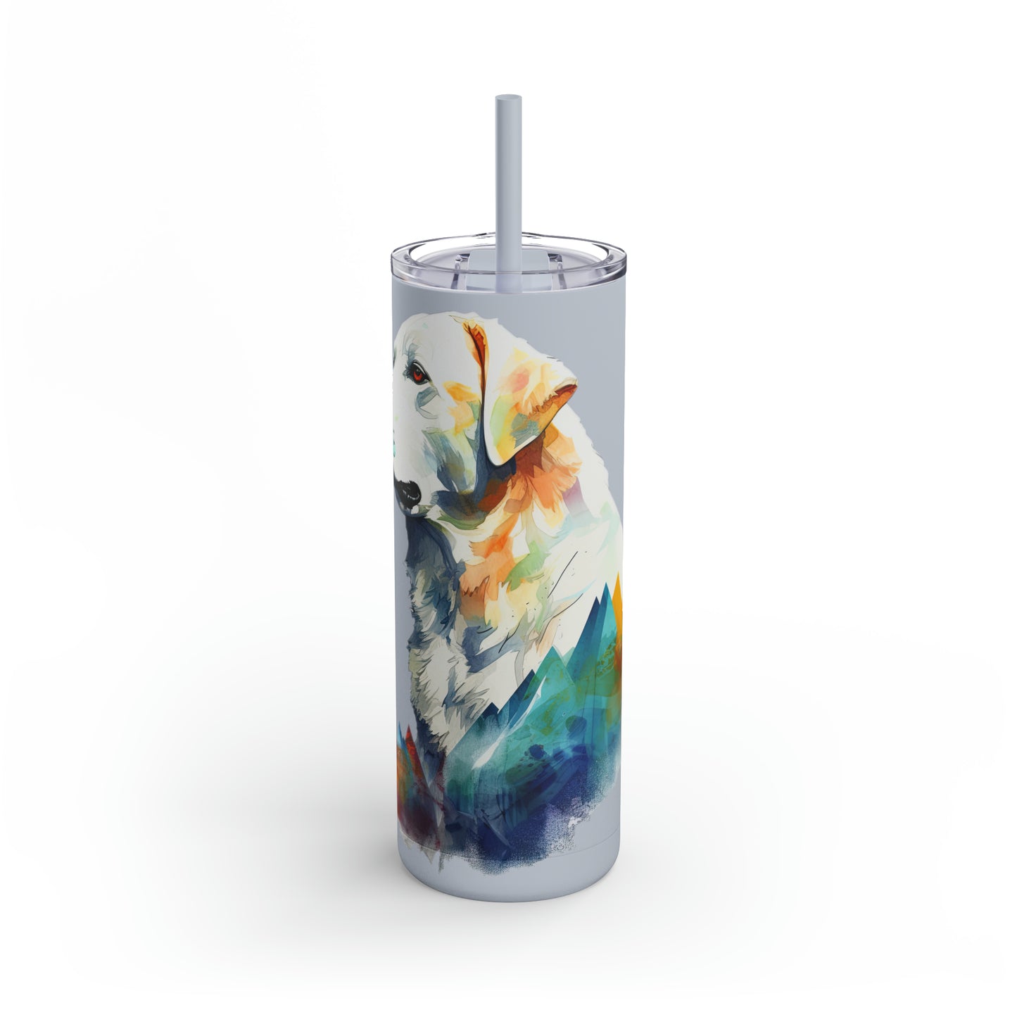 Greater Swiss Mountain Dog 5 Maars Maker Skinny Matte Tumbler, 20oz