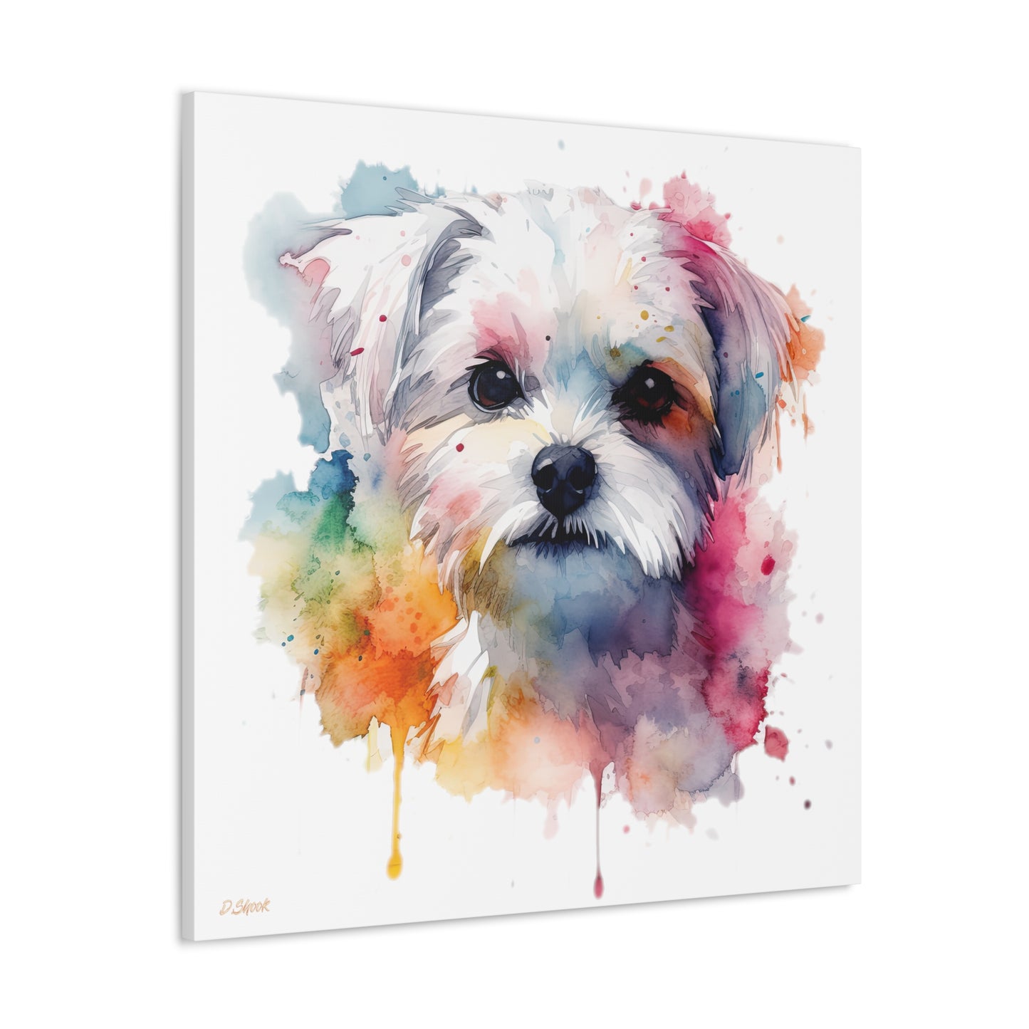 Maltese Dog 1 Canvas Gallery Wraps