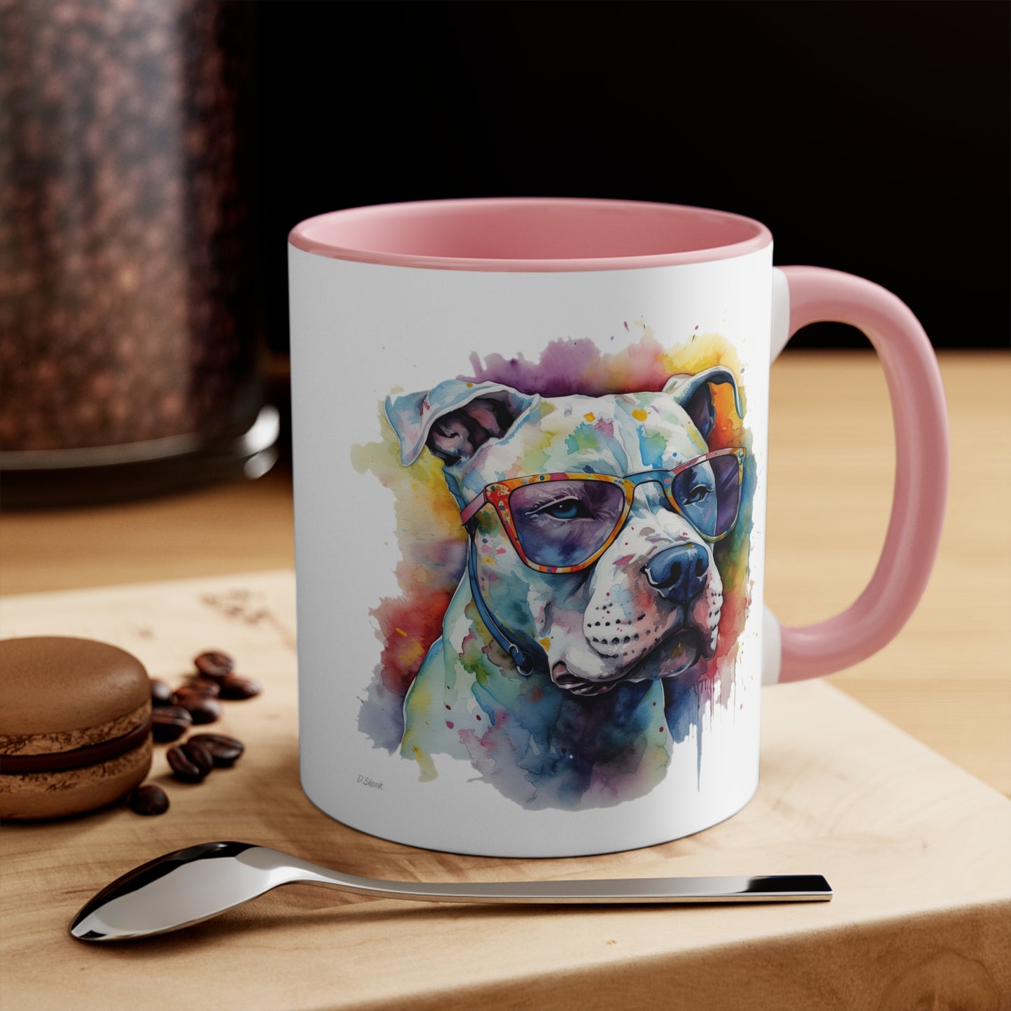 Pitbull 5 Accent Mugs