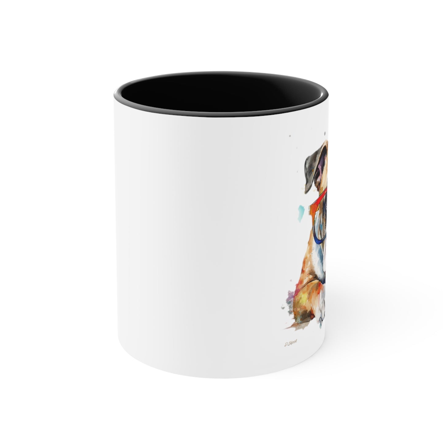 Bulldog 5 Accent Mugs