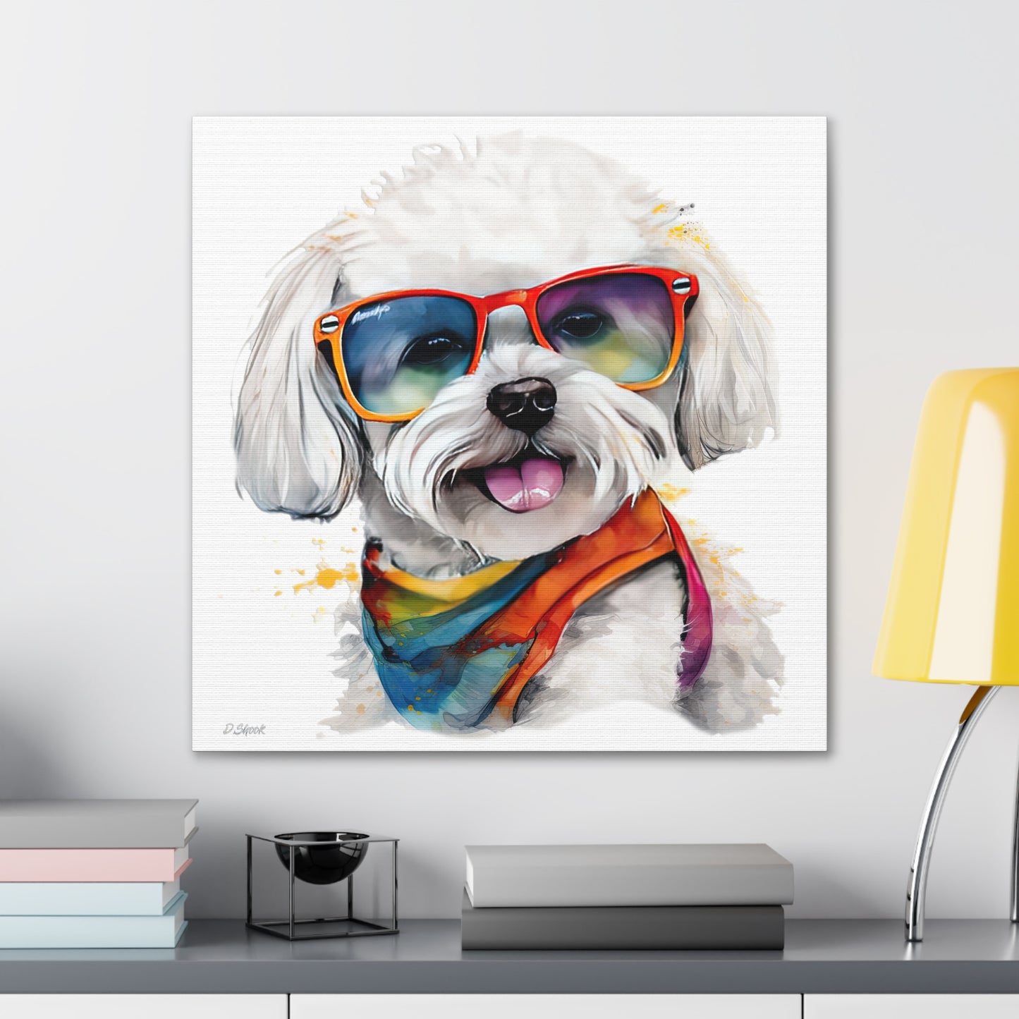 Bichon Frise 5 Canvas Gallery Wraps