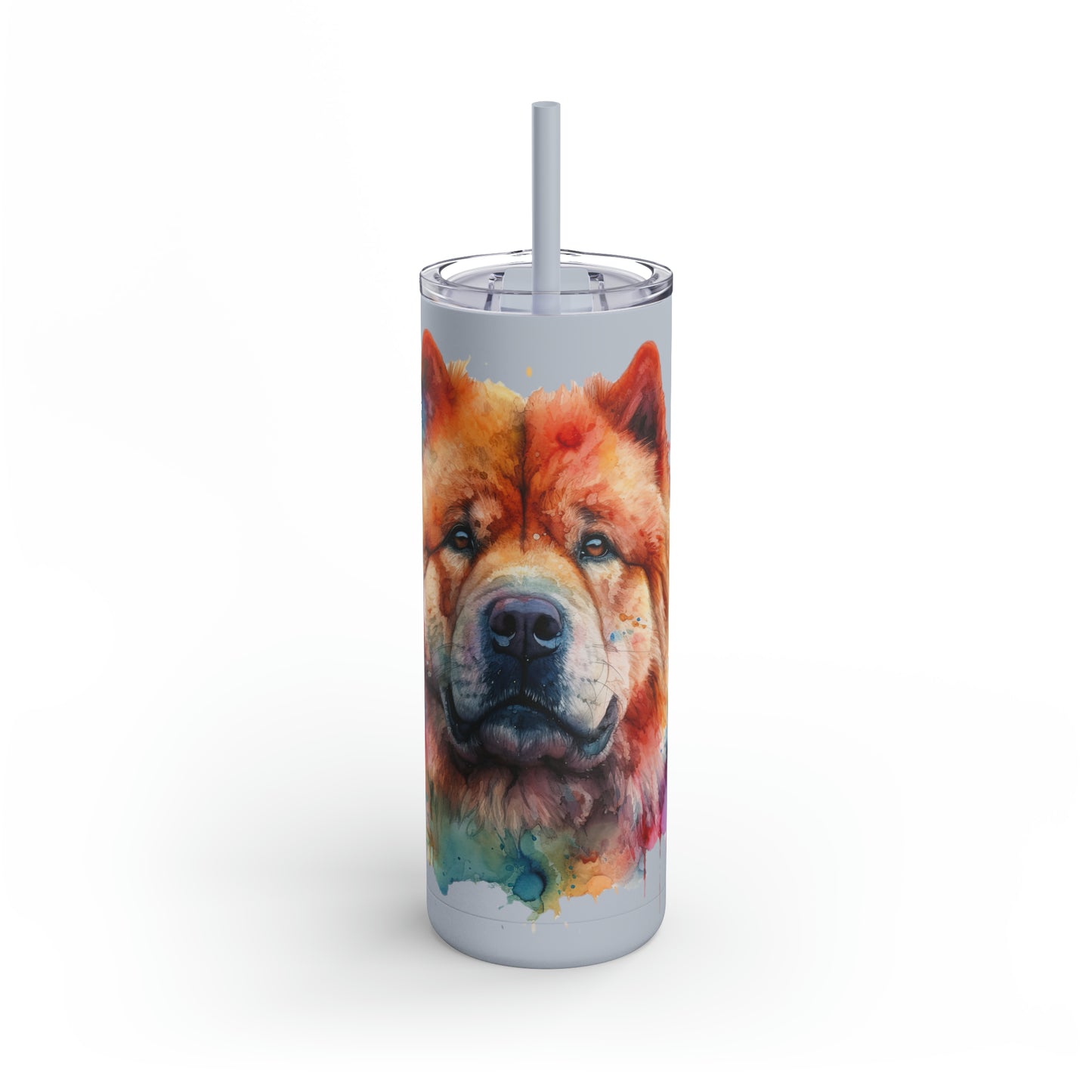 Chow Chow 2 Maars Maker Skinny Matte Tumbler, 20oz