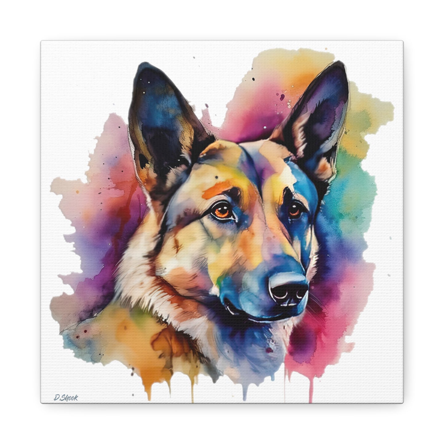 German Sheppard 3B Canvas Gallery Wraps