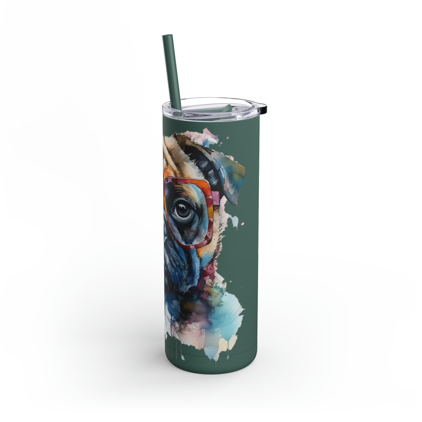 Pug 6 Maars Maker Skinny Matte Tumbler, 20oz