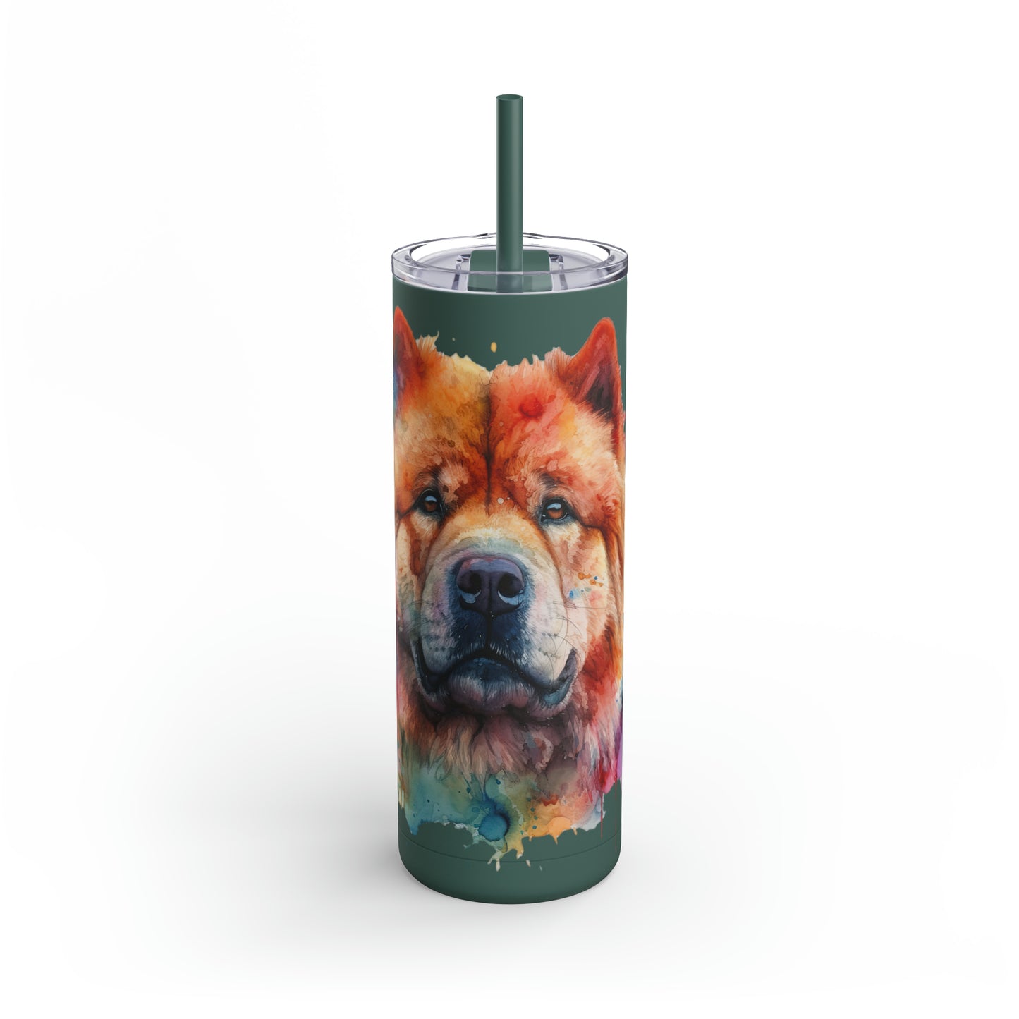 Chow Chow 2 Maars Maker Skinny Matte Tumbler, 20oz