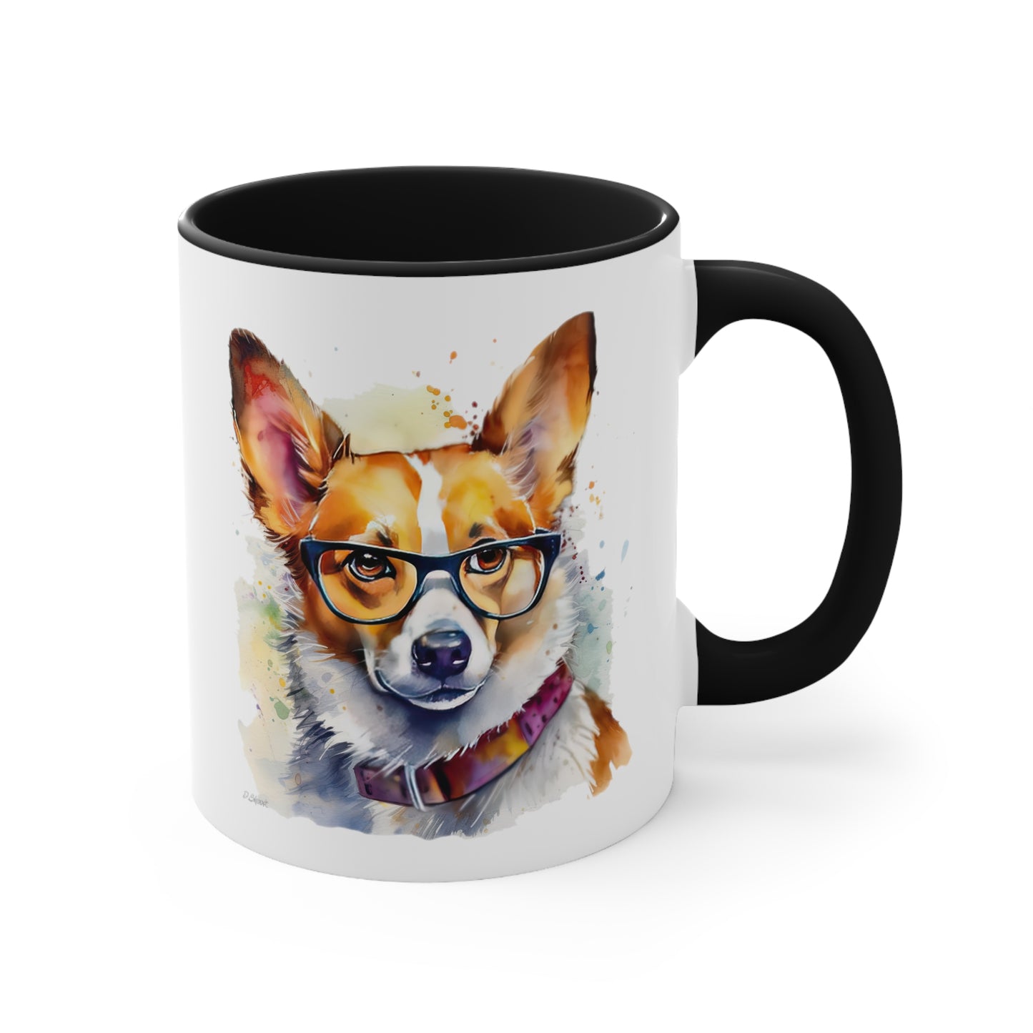 Pembroke Welsh Corgi 4 Accent Mugs