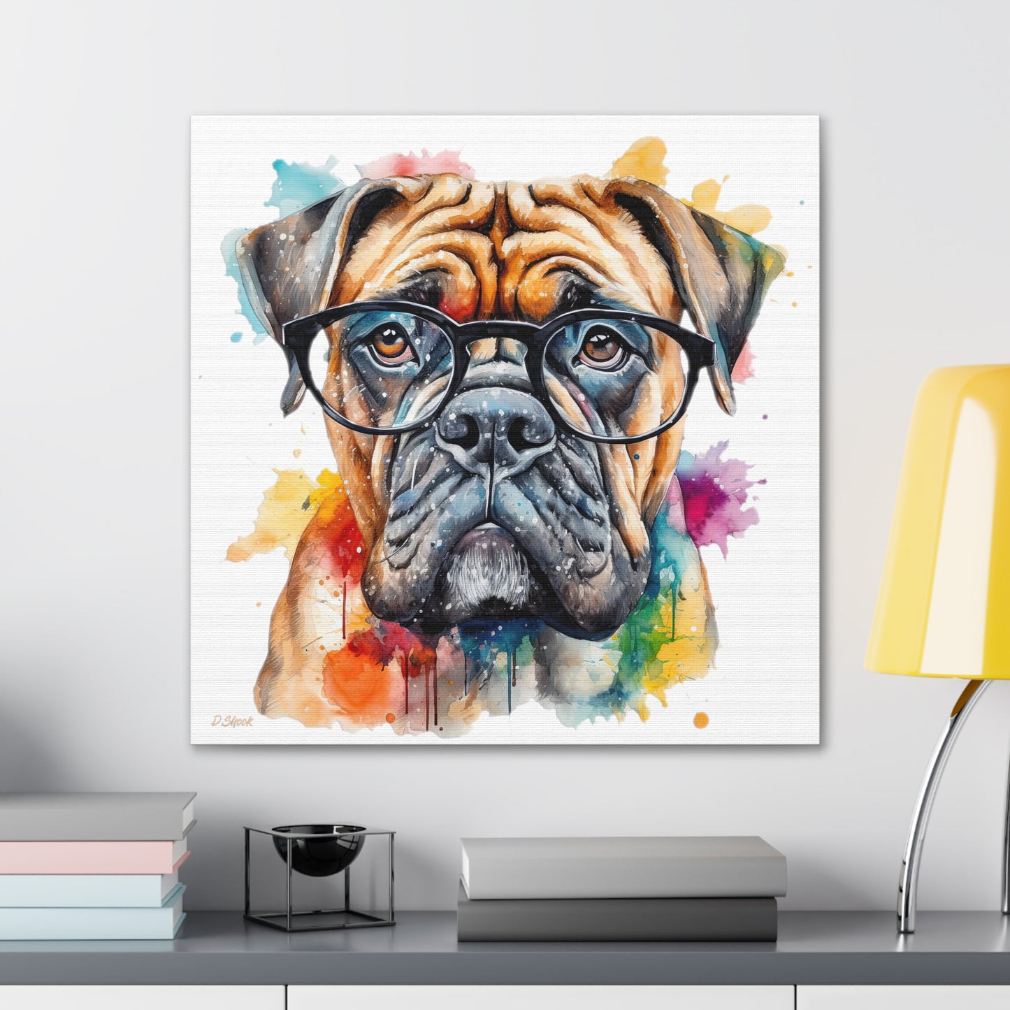 Bullmastiff 6 Canvas Gallery Wraps