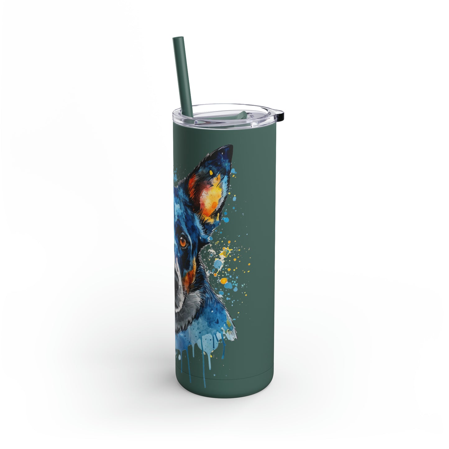 Blue Heeler 2 Maars Maker Skinny Matte Tumbler, 20oz