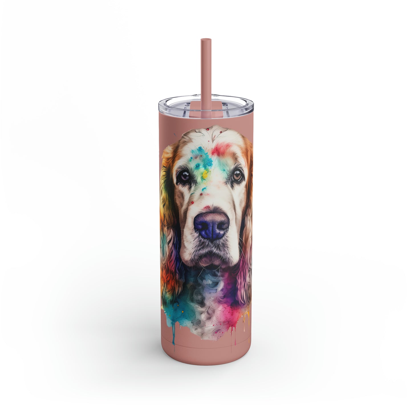 English Cocker Spaniel 2 Maars Maker Skinny Matte Tumbler, 20oz