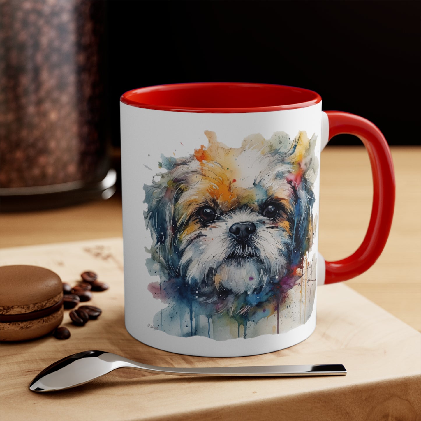 Shih Tzu 3 Accent Mugs