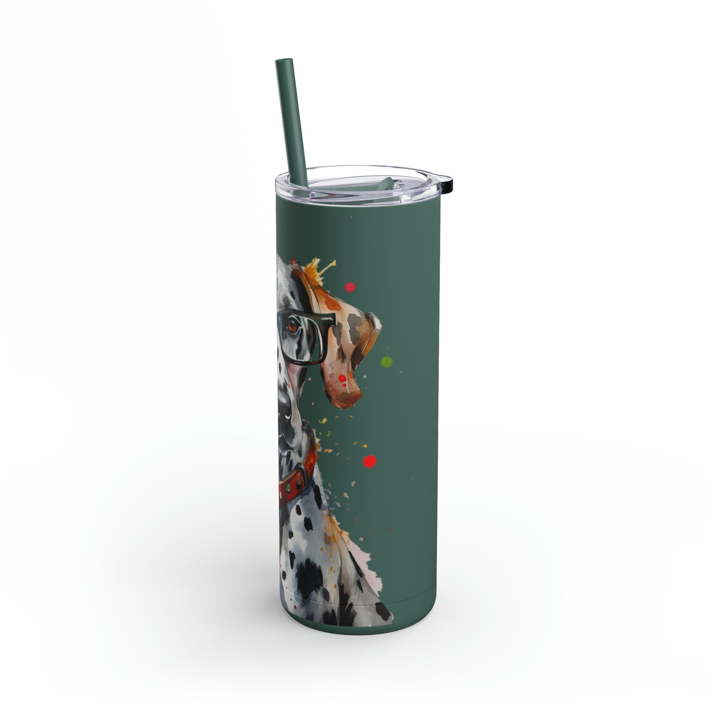 Dalmatian 3 Maars Maker Skinny Matte Tumbler, 20oz
