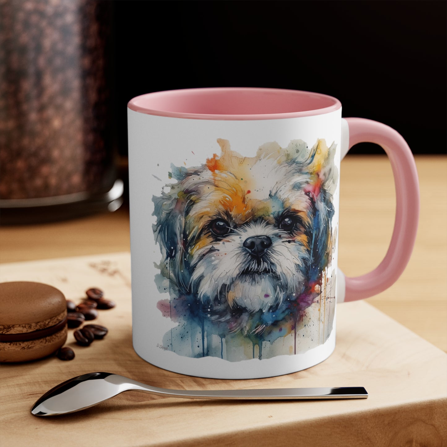 Shih Tzu 3 Accent Mugs
