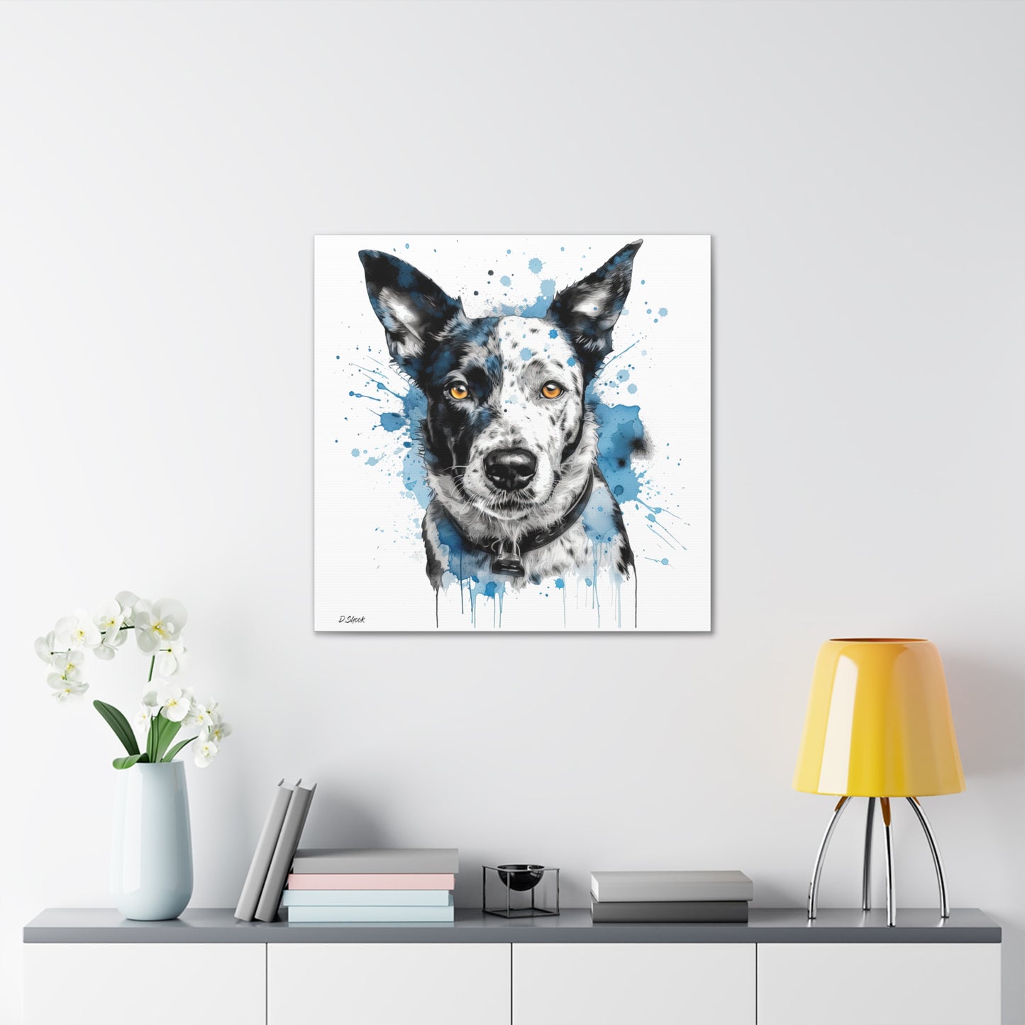 Blue Heeler 3 Canvas Gallery Wraps
