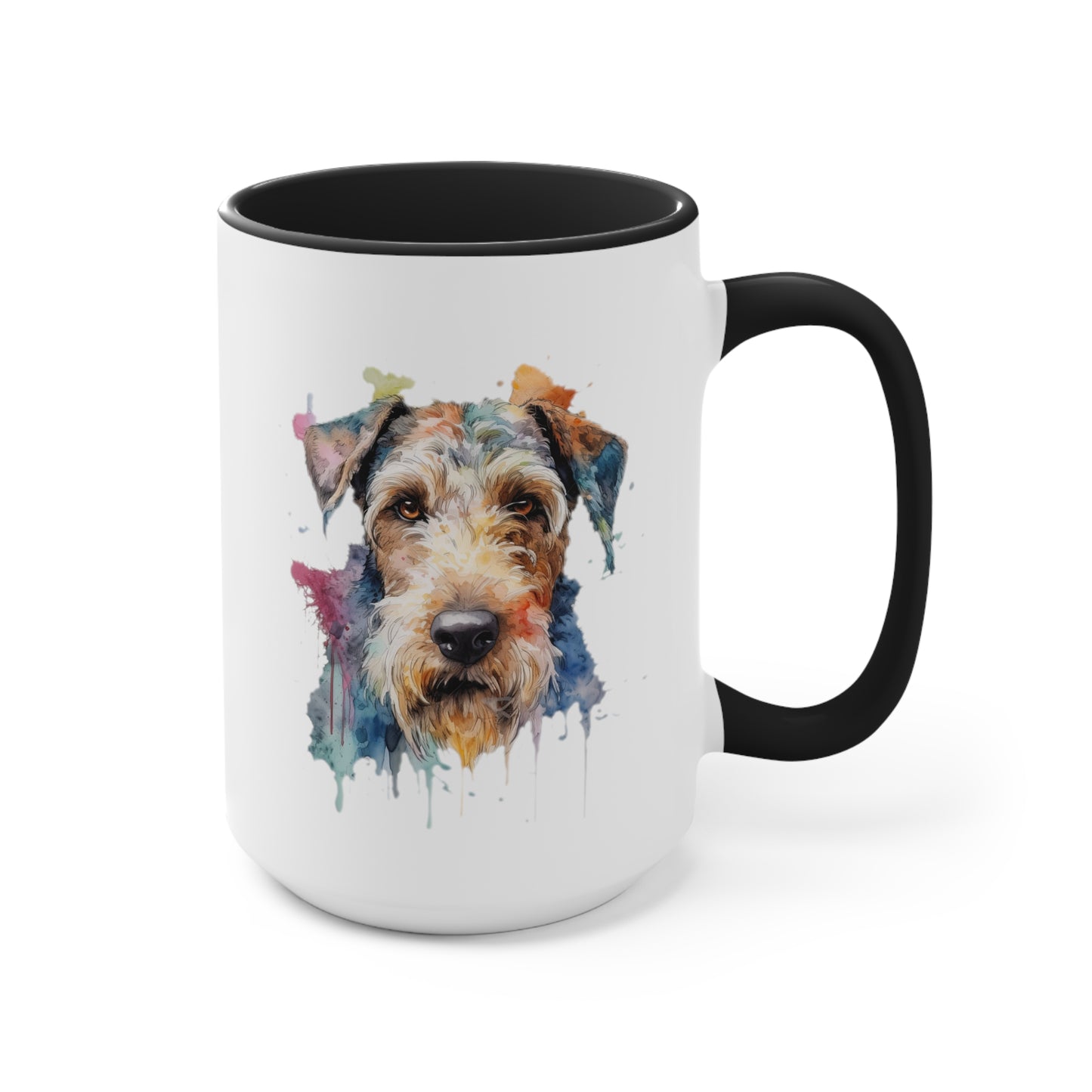 Airedale Terrier 2 Accent Mugs