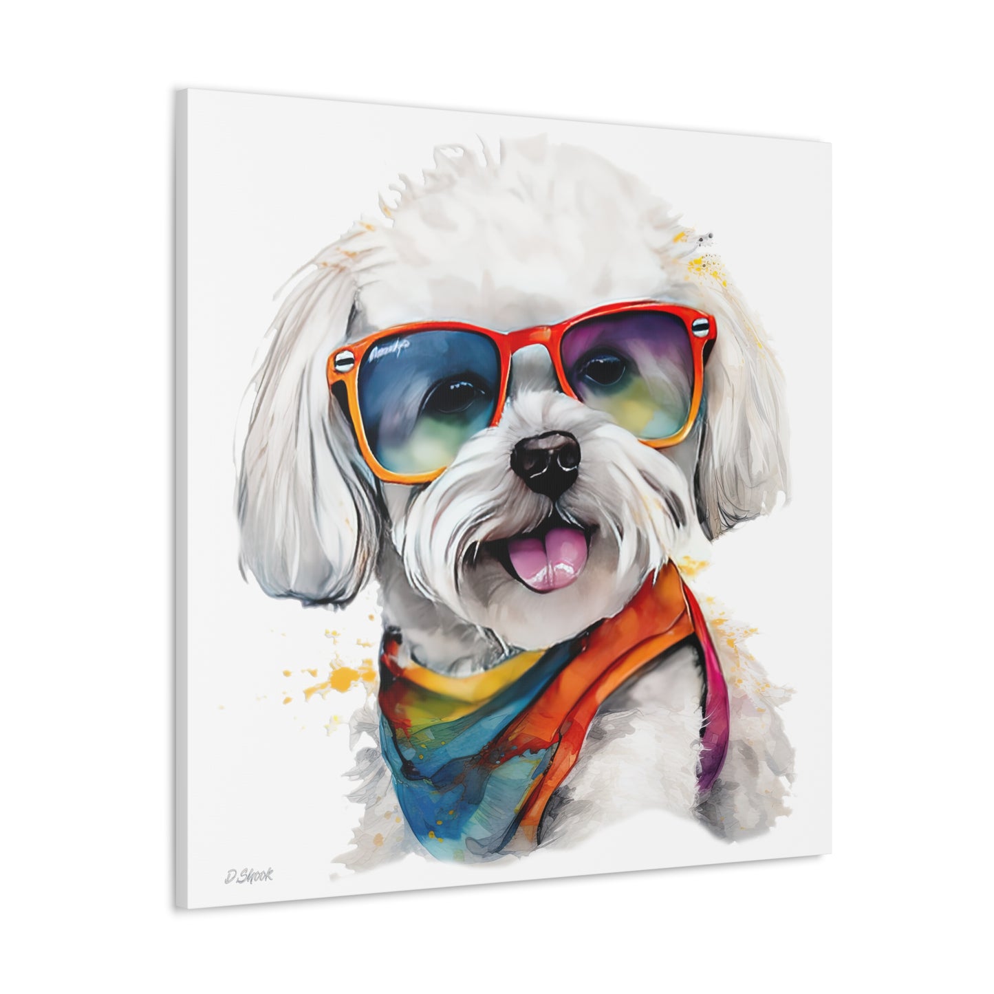 Bichon Frise 5 Canvas Gallery Wraps