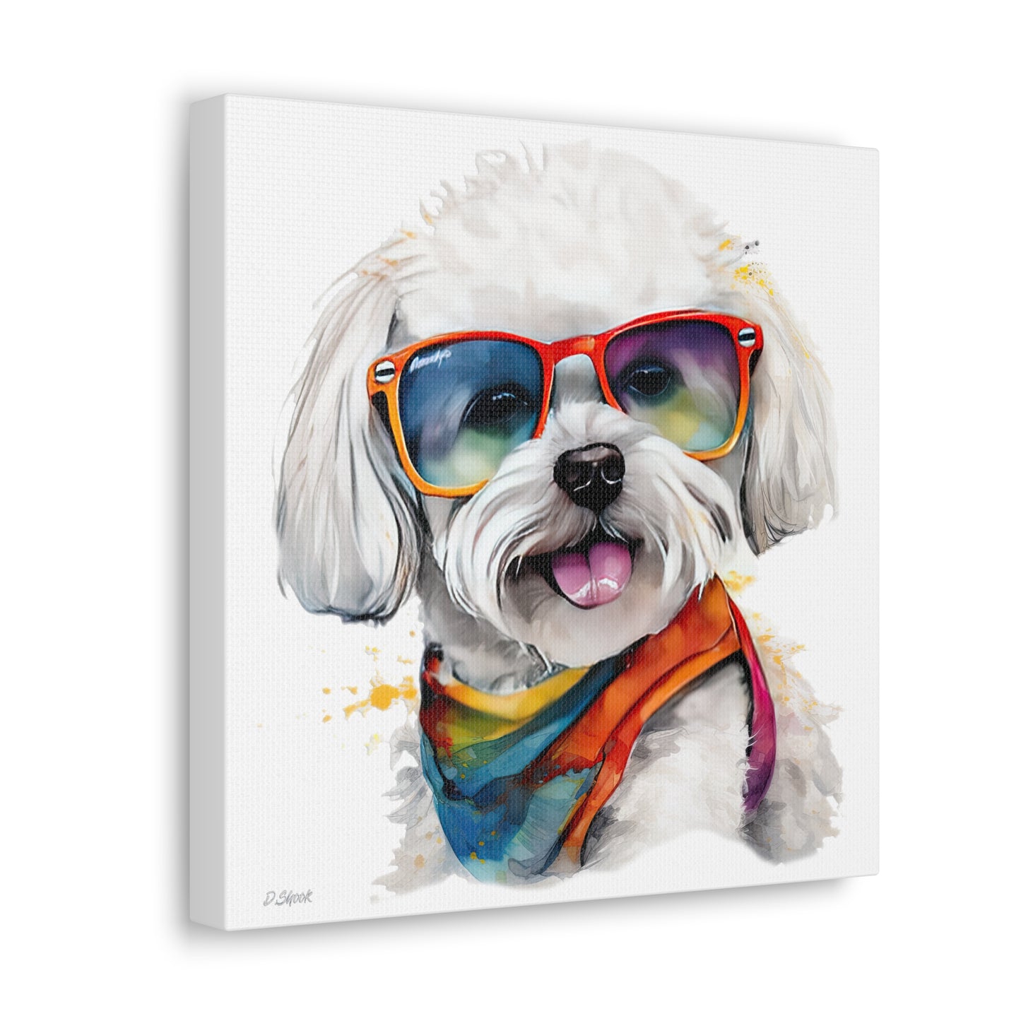 Bichon Frise 5 Canvas Gallery Wraps
