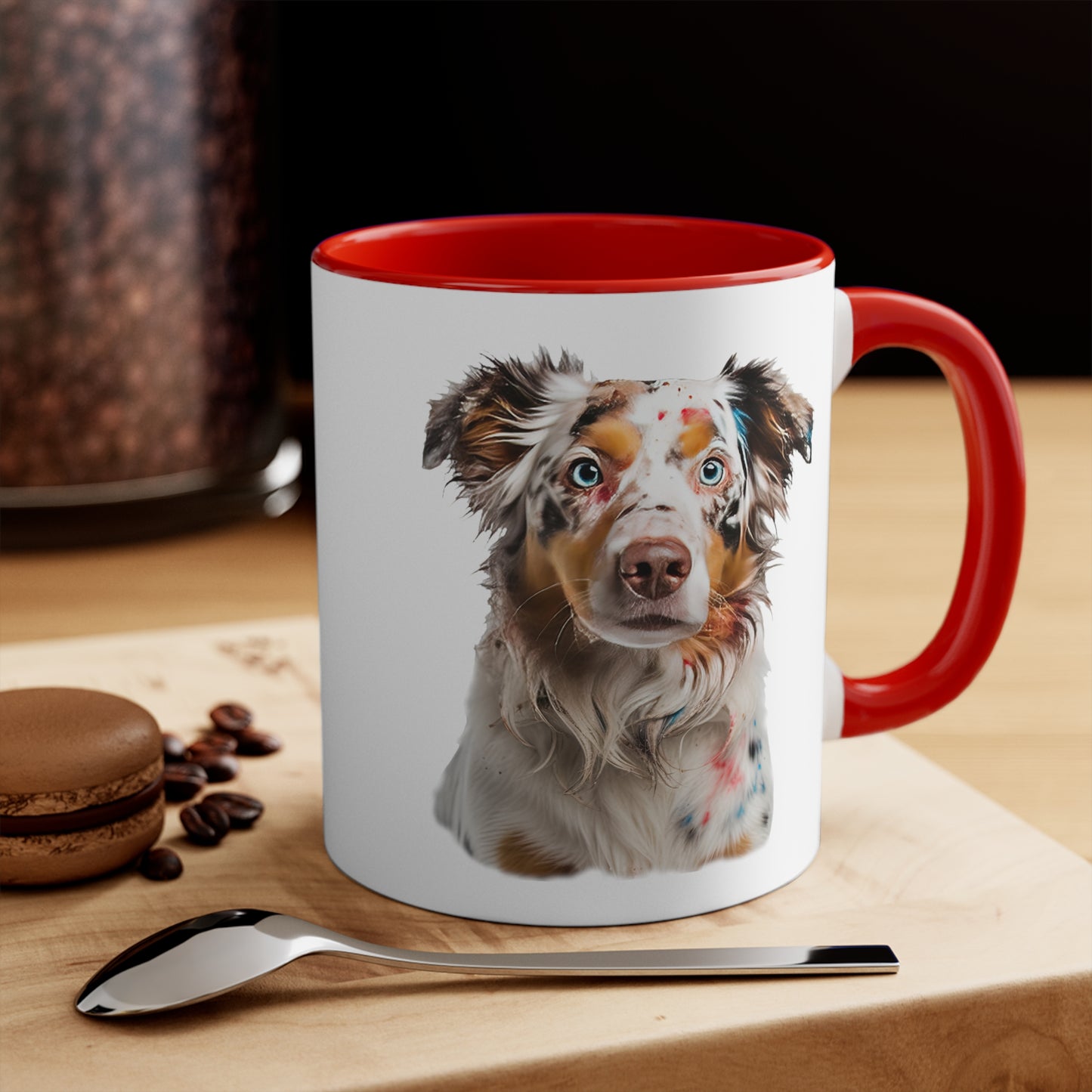 Australian Shepherd 1 Accent Mugs