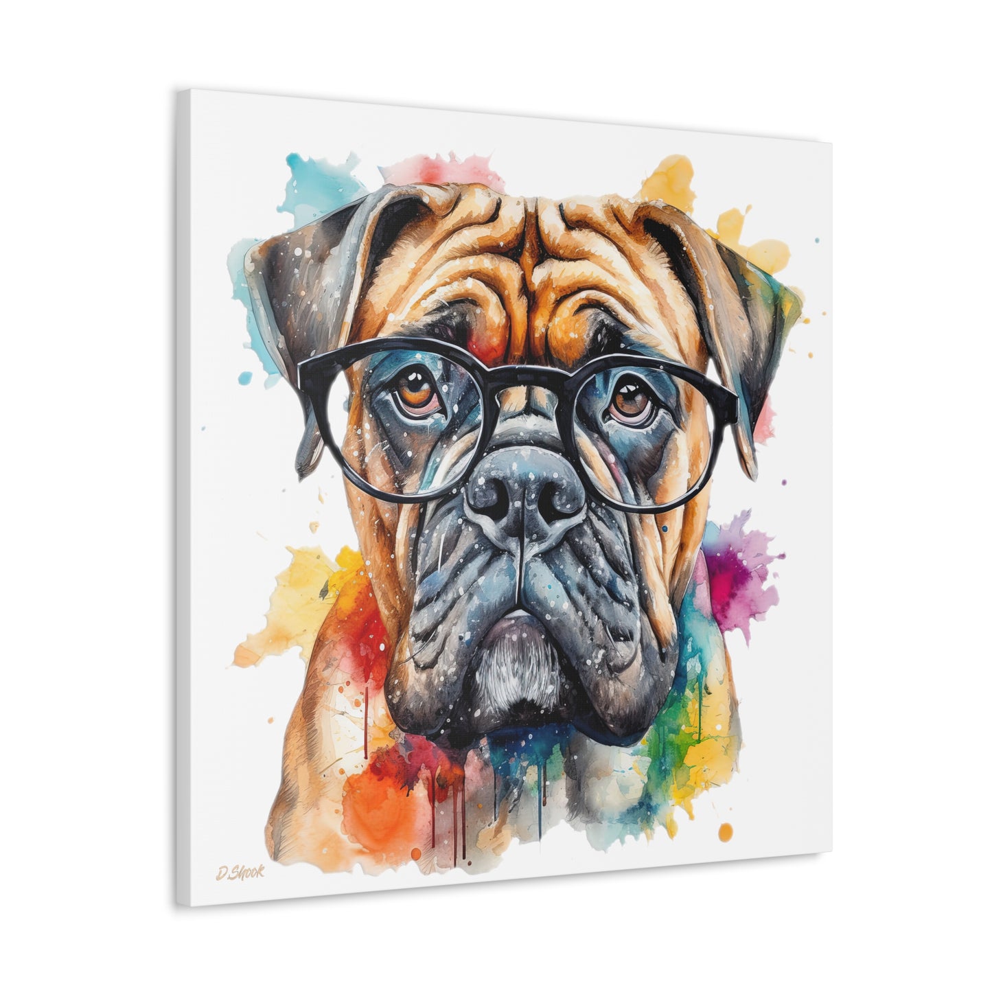 Bullmastiff 6 Canvas Gallery Wraps