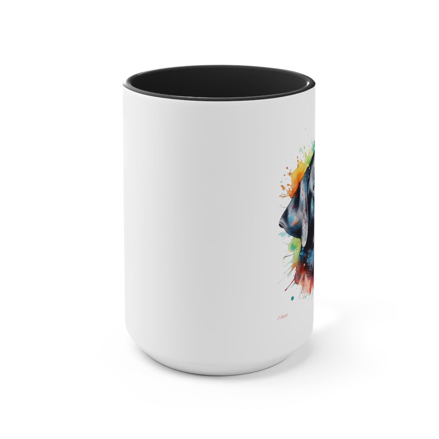 Black Lab 5 Accent Mugs