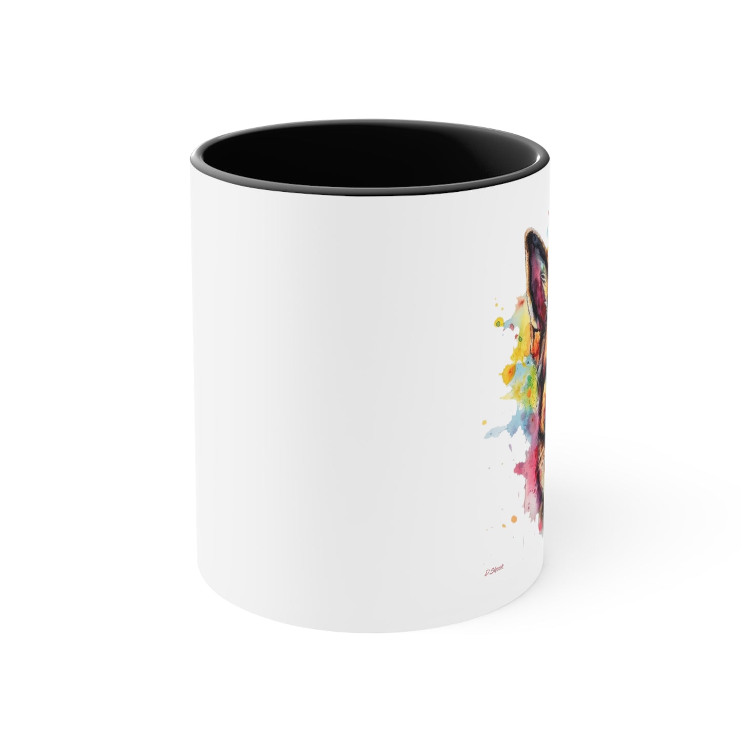 German Sheppard 1 Accent Mugs