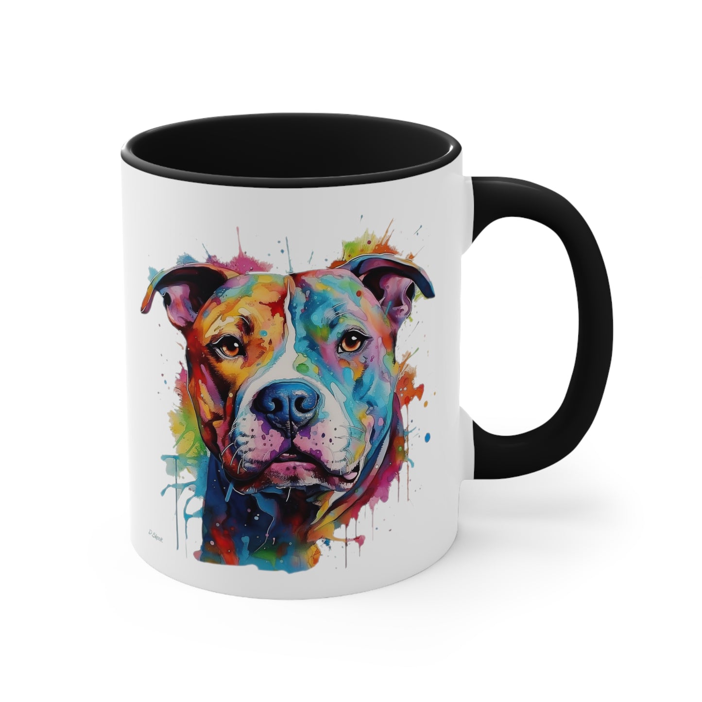 Pitbull 2 Accent Mugs