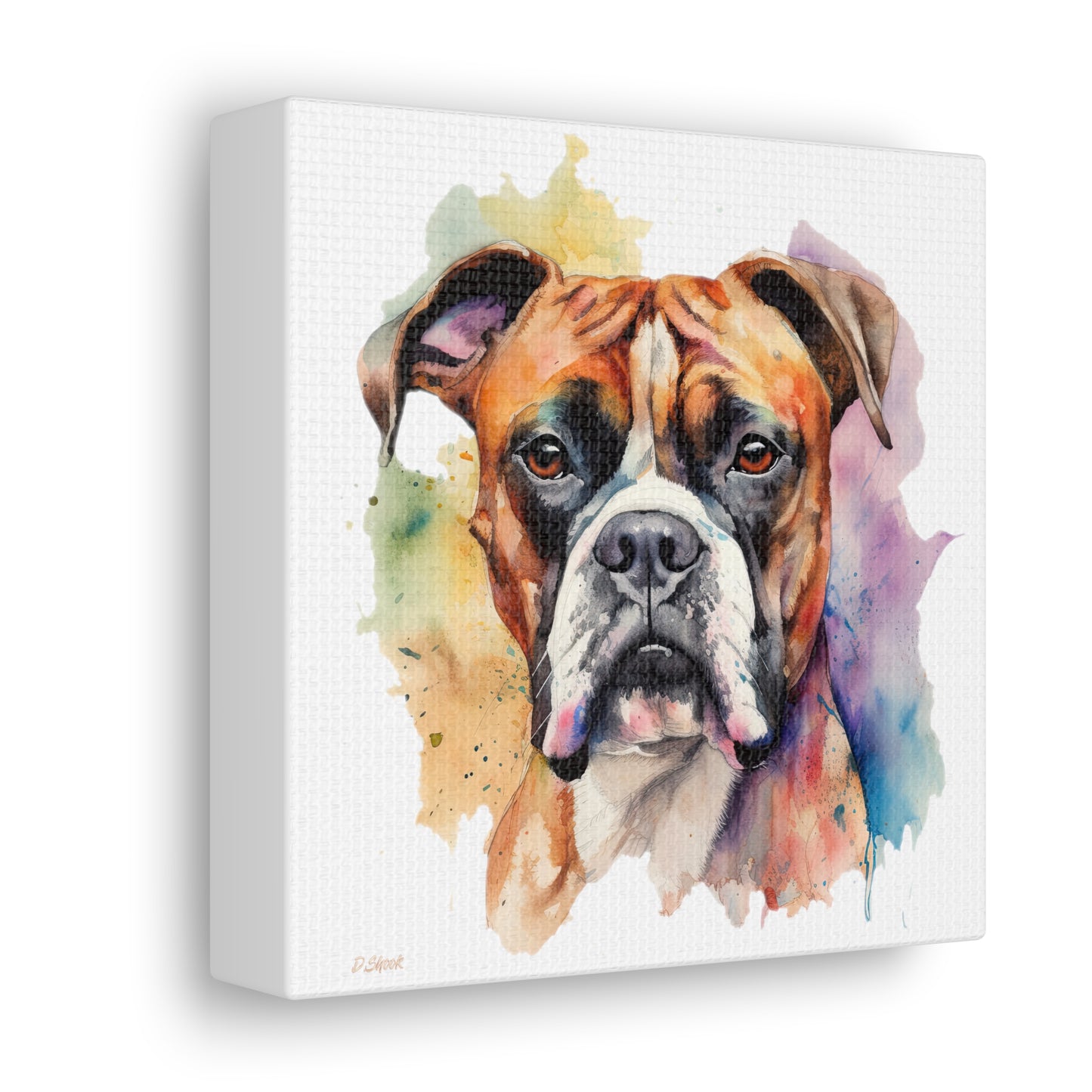 Boxer 2 Canvas Gallery Wraps