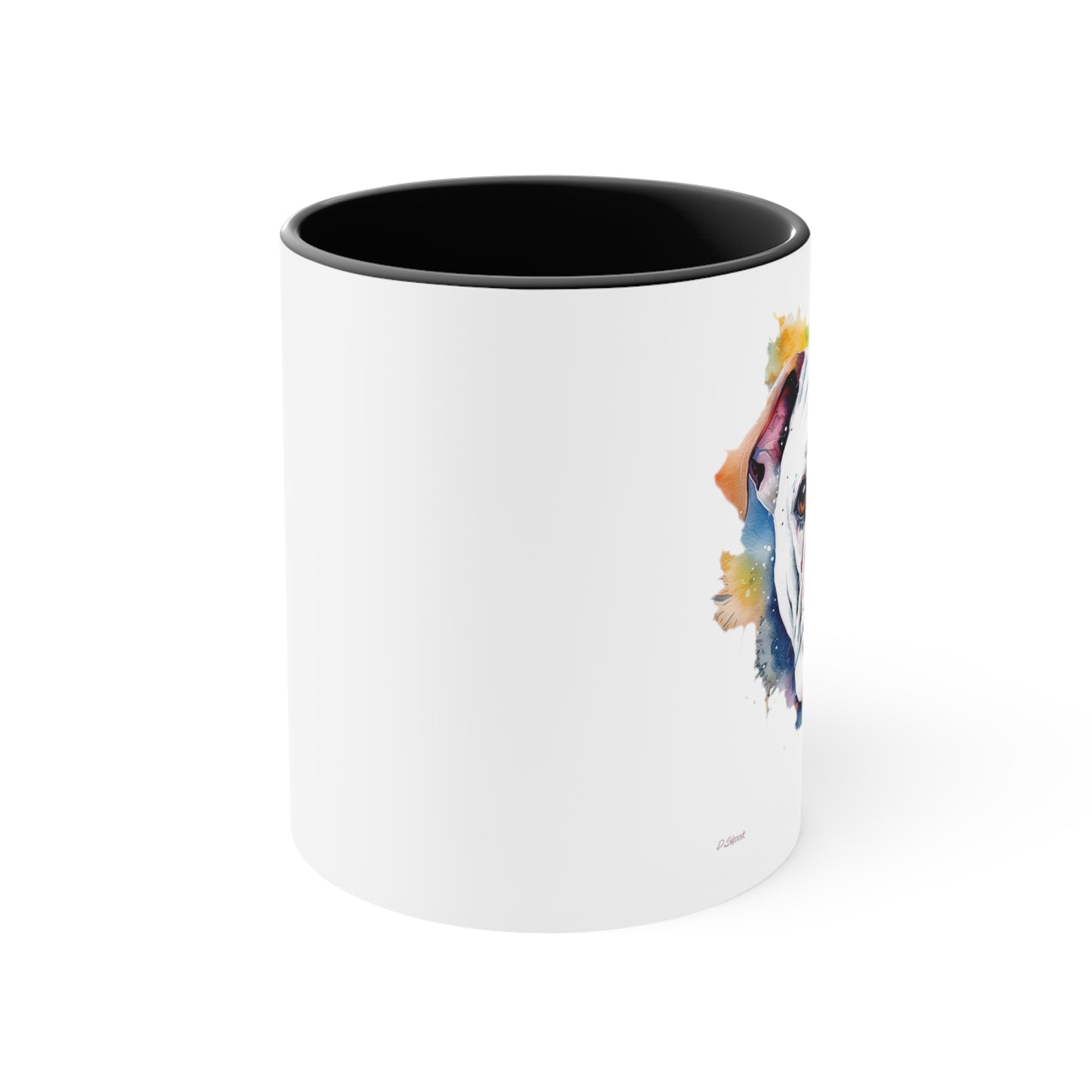 Bulldog 4 Accent Mugs