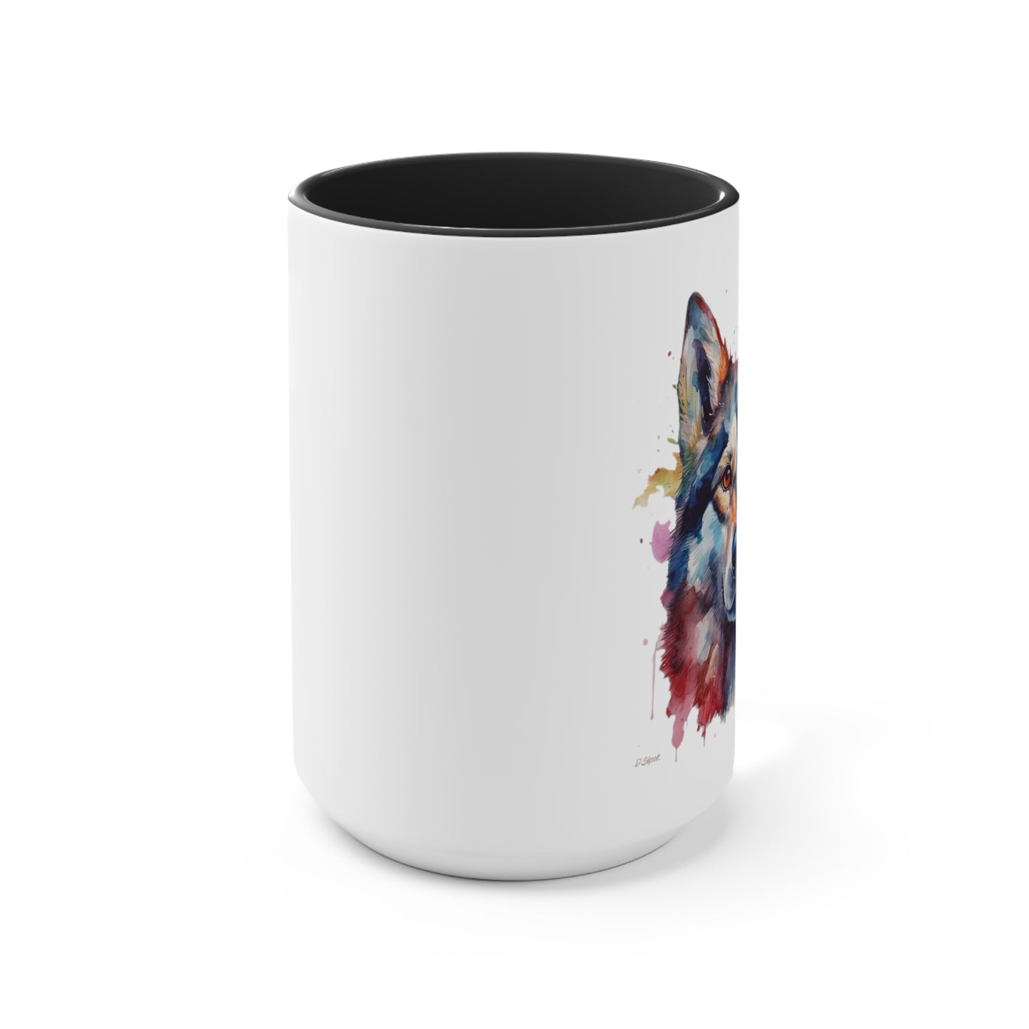Siberian Husky 4 Accent Mugs