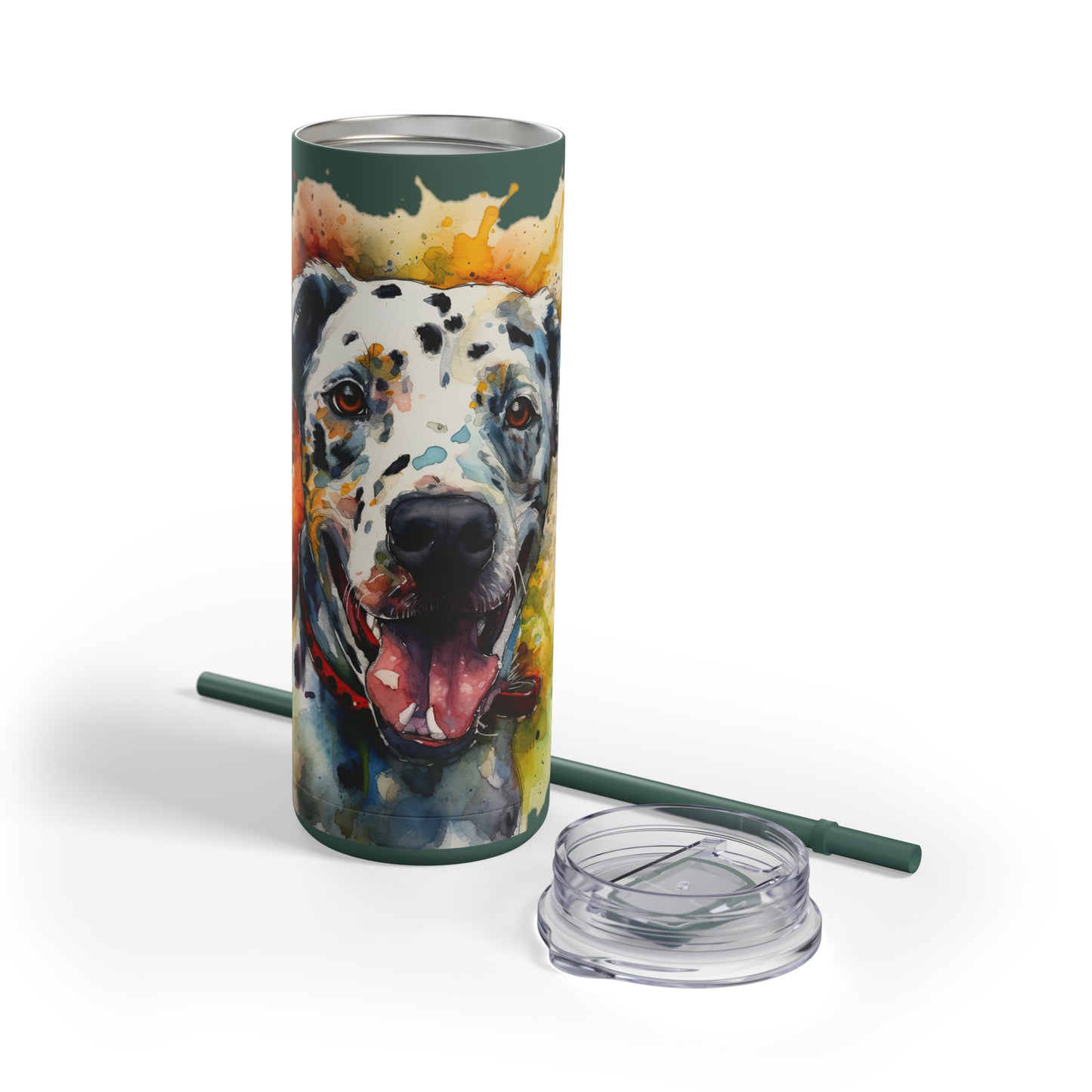 Dalmatian 2 Maars Maker Skinny Matte Tumbler, 20oz