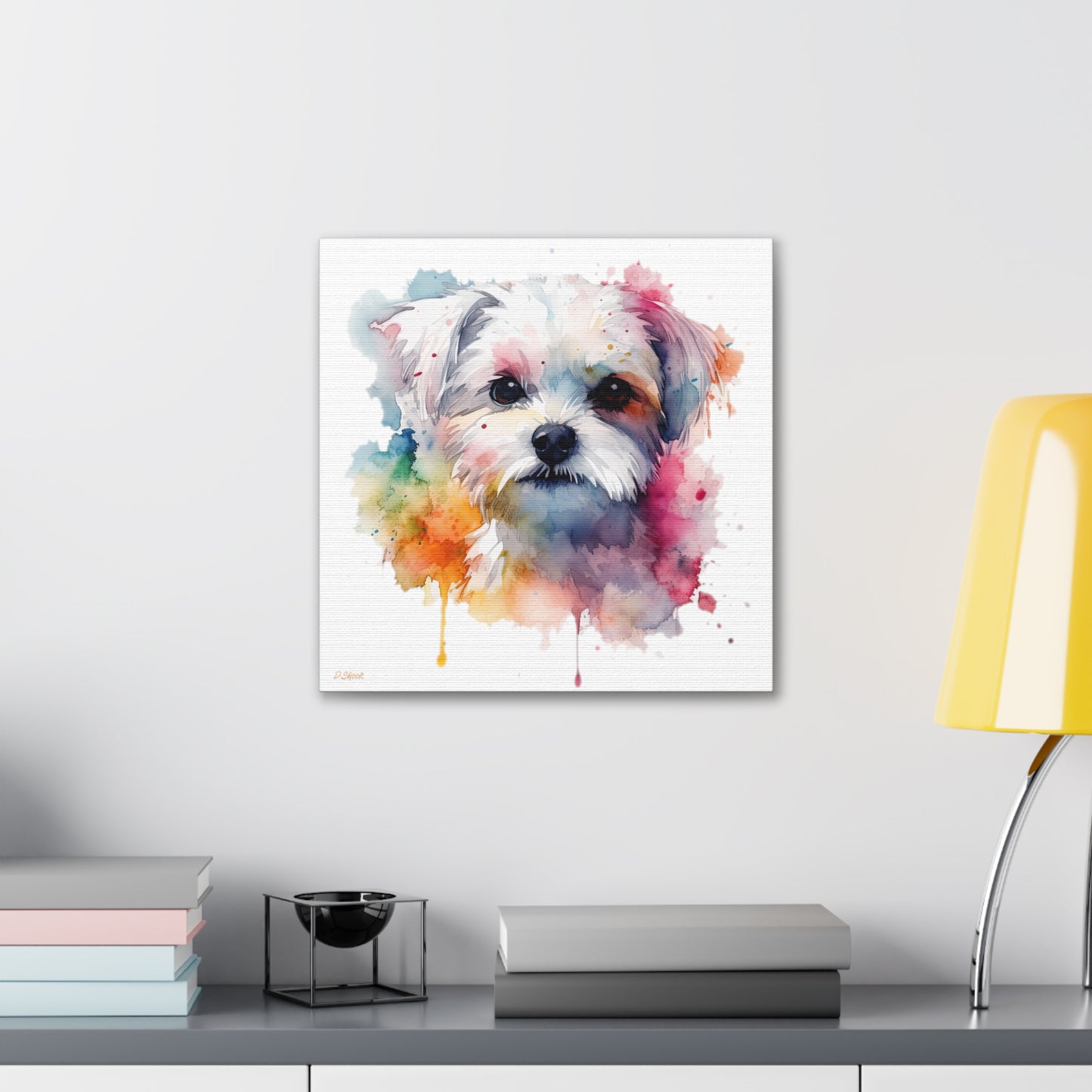 Maltese Dog 1 Canvas Gallery Wraps
