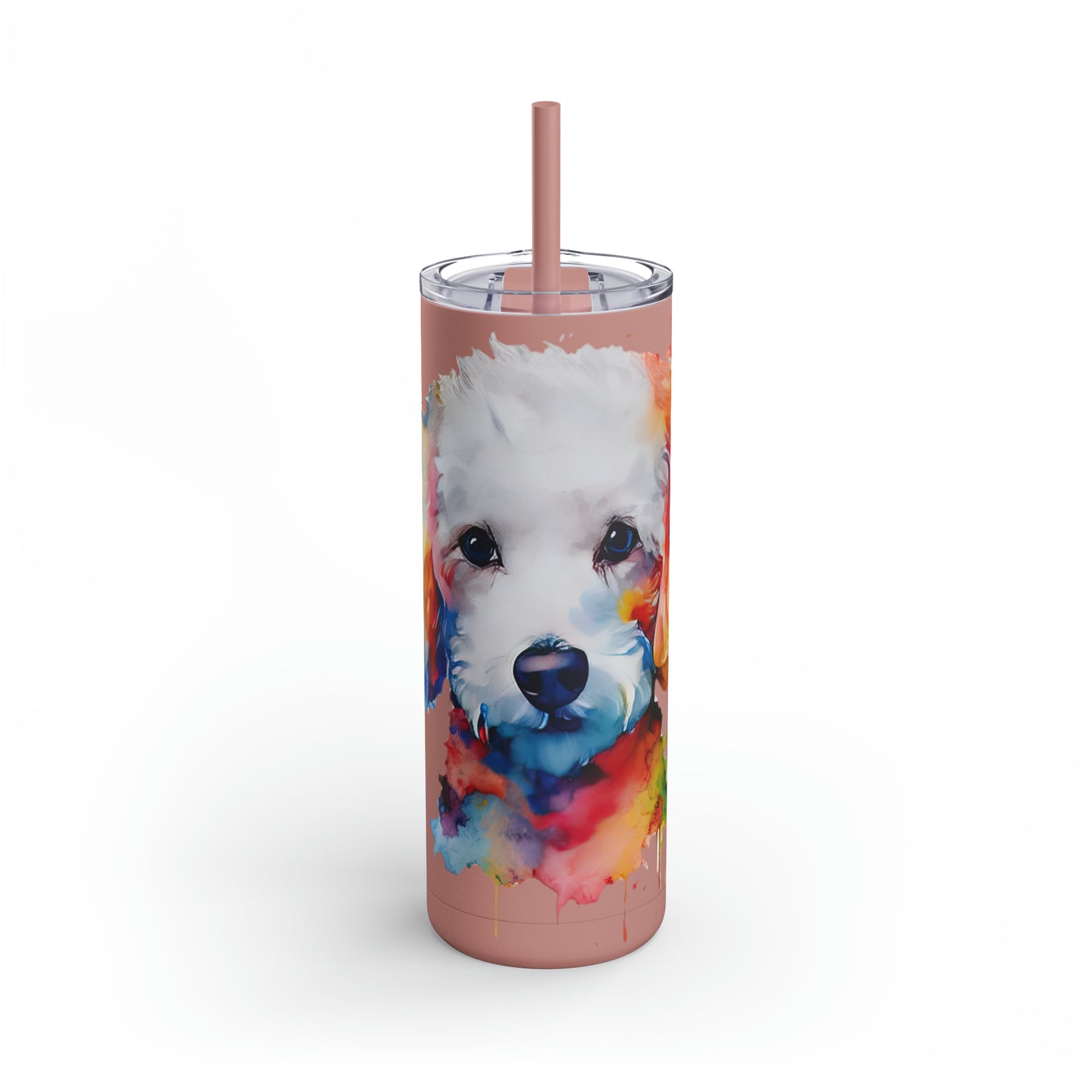 Poodle 8 Maars Maker Skinny Matte Tumbler, 20oz